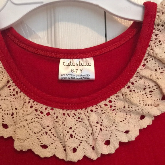 TuTu & LuLu Holiday set EUC sz 6/7 - Picture 2 of 4